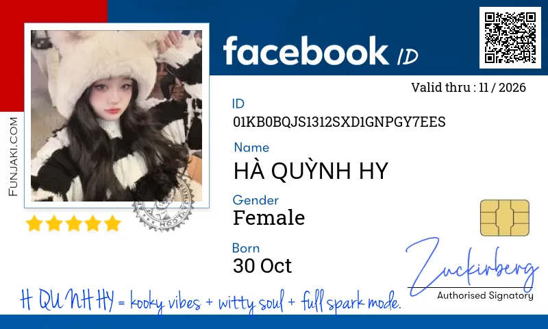 Facebook ID Card