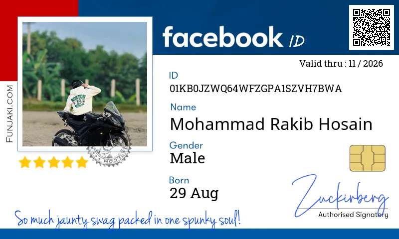 Facebook ID Card