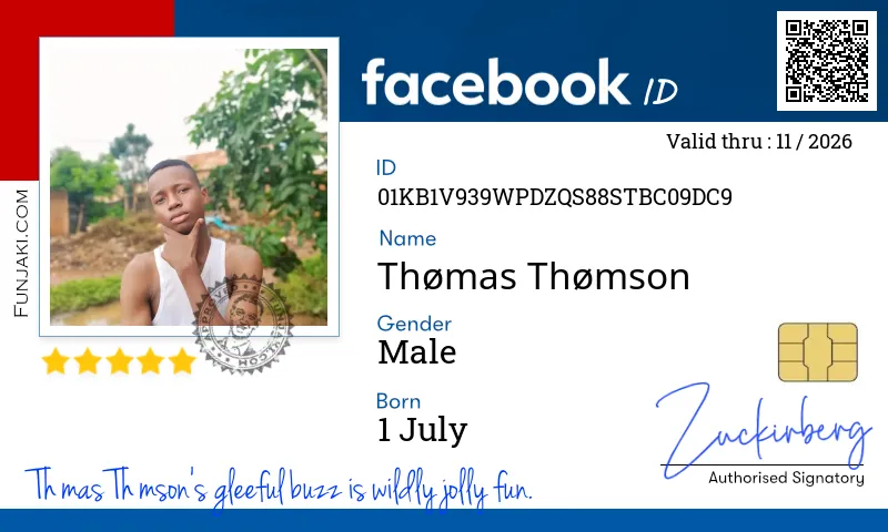Facebook ID Card