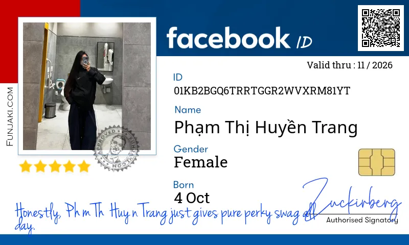 Facebook ID Card