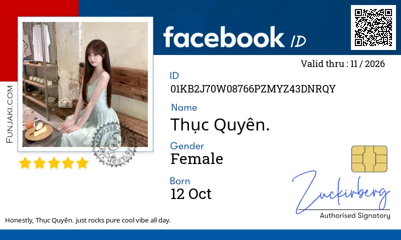 Facebook ID Card