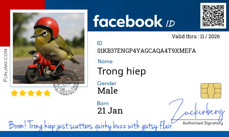 Facebook ID Card