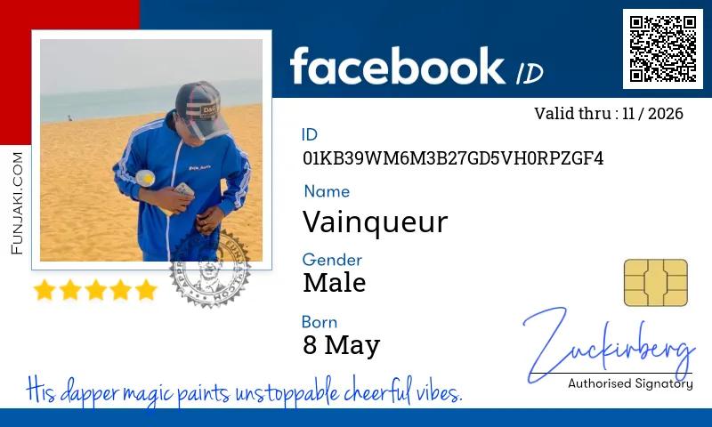 Facebook ID Card
