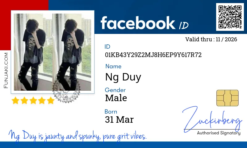 Facebook ID Card