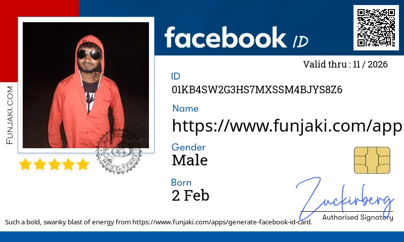 Facebook ID Card