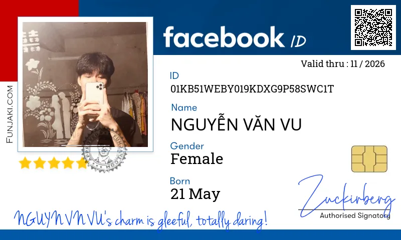 Facebook ID Card