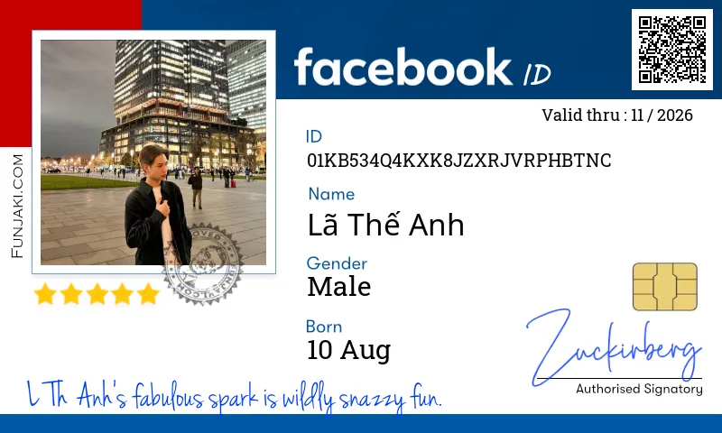 Facebook ID Card