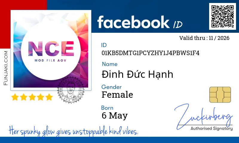 Facebook ID Card