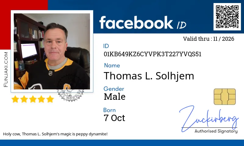Facebook ID Card