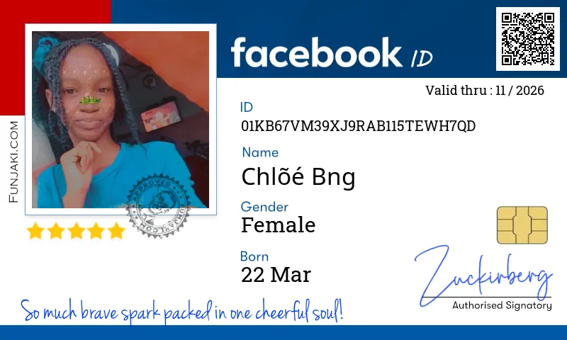 Facebook ID Card