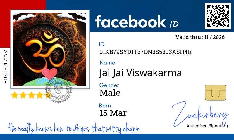 Facebook ID Card