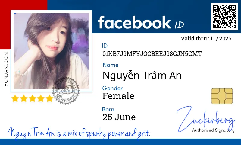 Facebook ID Card