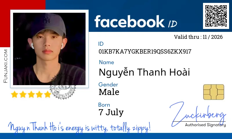 Facebook ID Card