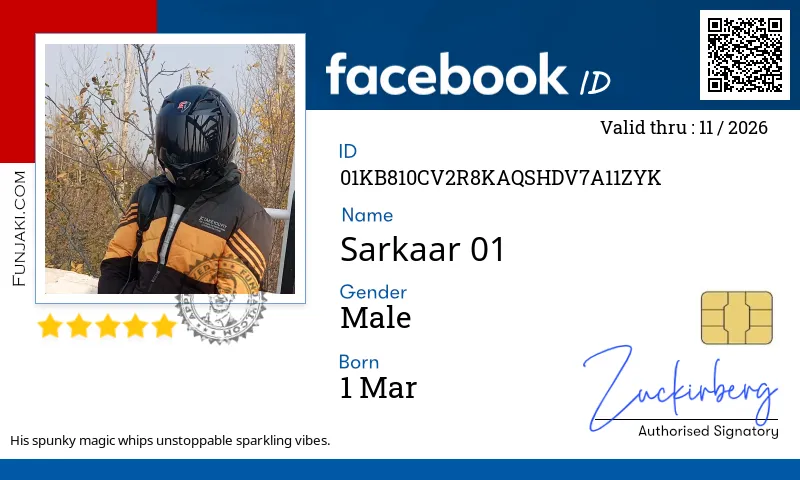 Facebook ID Card