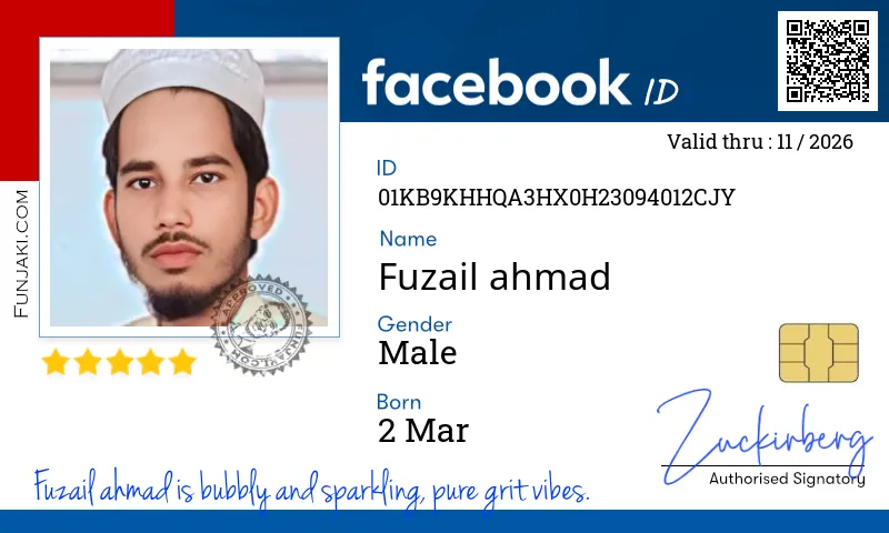 Facebook ID Card