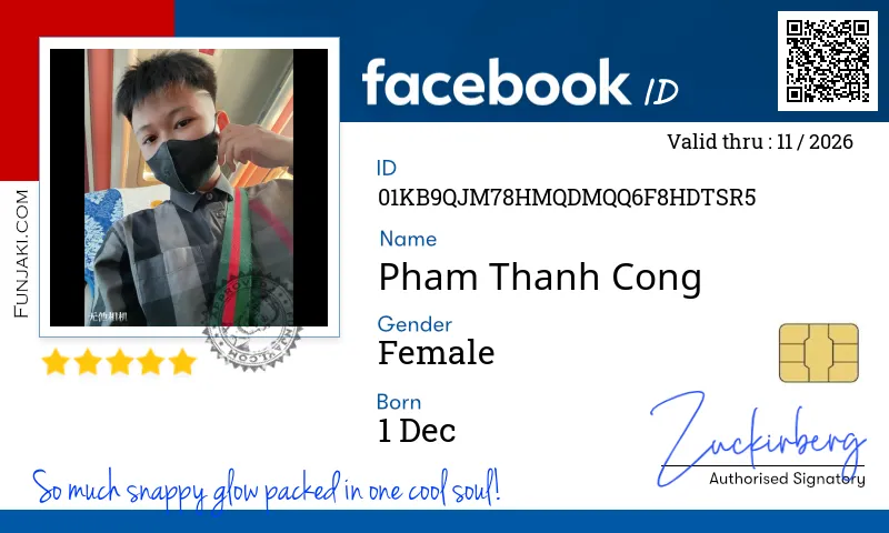 Facebook ID Card