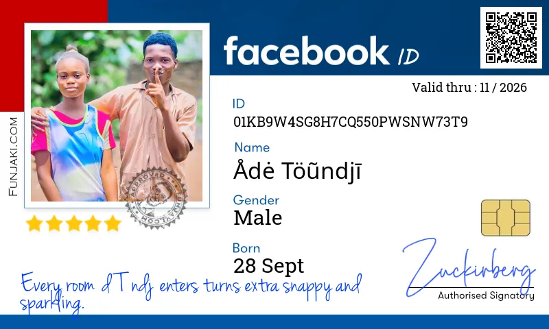Facebook ID Card