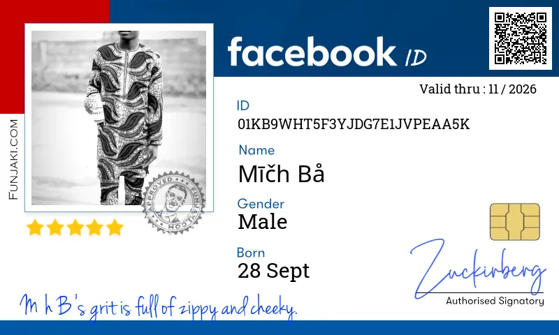 Facebook ID Card