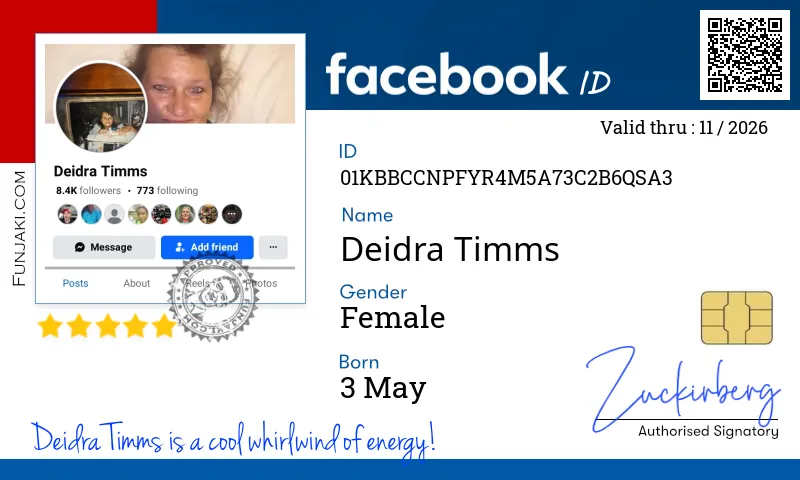 Facebook ID Card