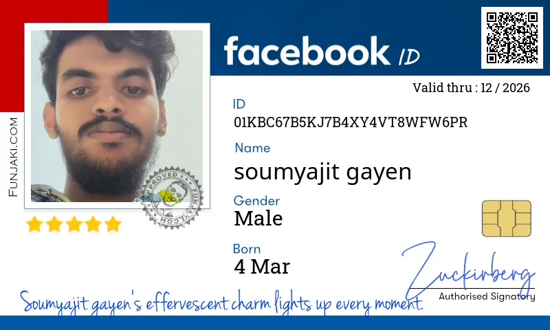 Facebook ID Card