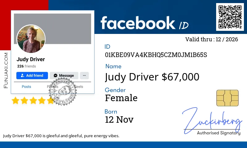 Facebook ID Card