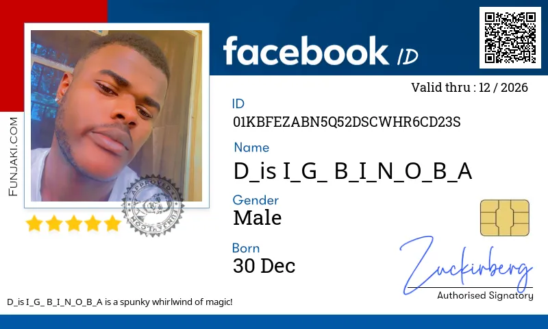 Facebook ID Card