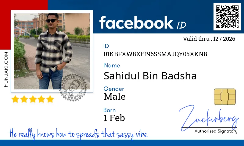 Facebook ID Card