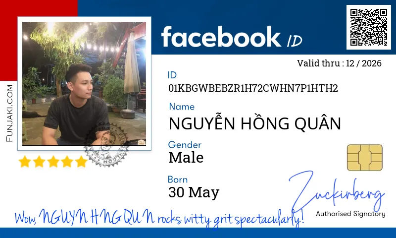 Facebook ID Card