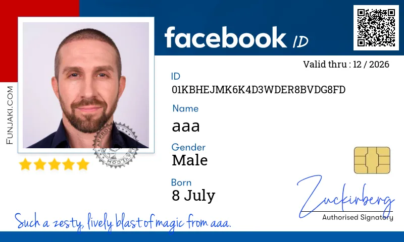 Facebook ID Card