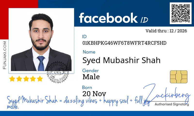 Facebook ID Card