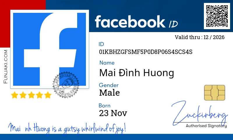 Facebook ID Card