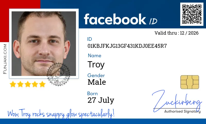 Facebook ID Card