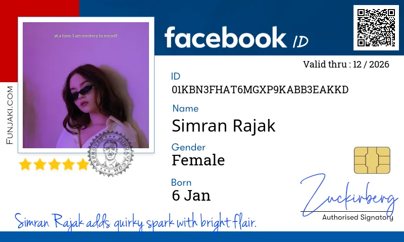 Facebook ID Card