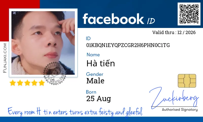 Facebook ID Card