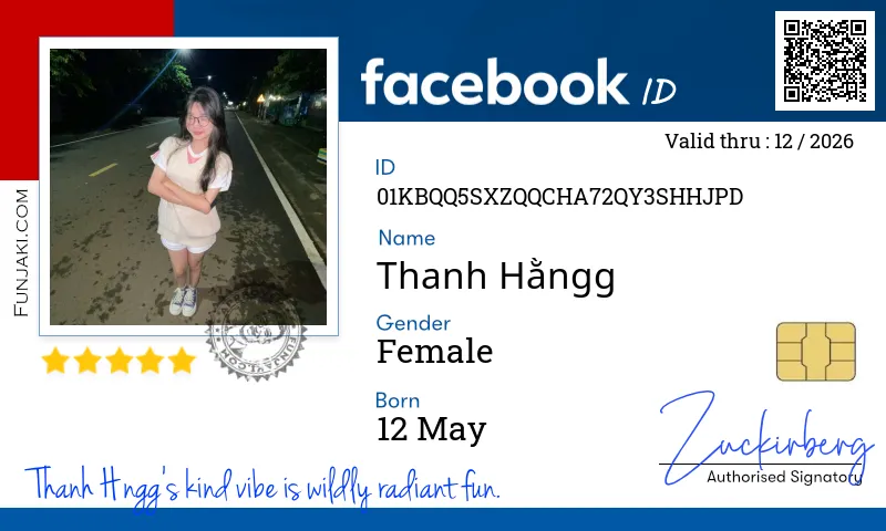 Facebook ID Card