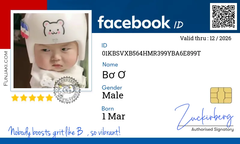 Facebook ID Card