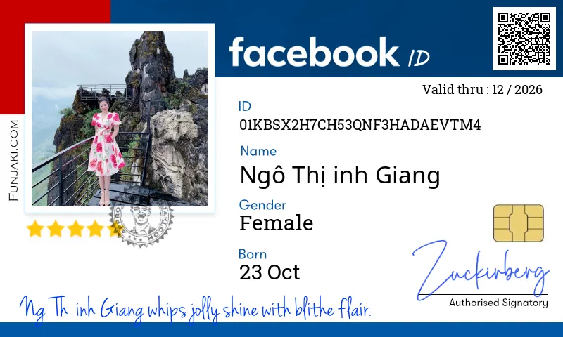 Facebook ID Card