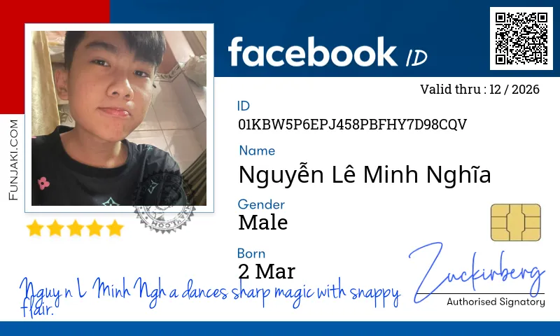 Facebook ID Card