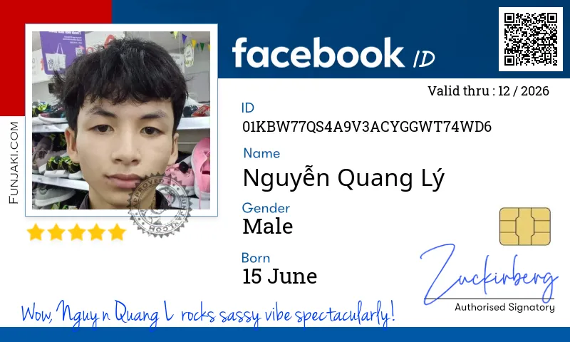 Facebook ID Card