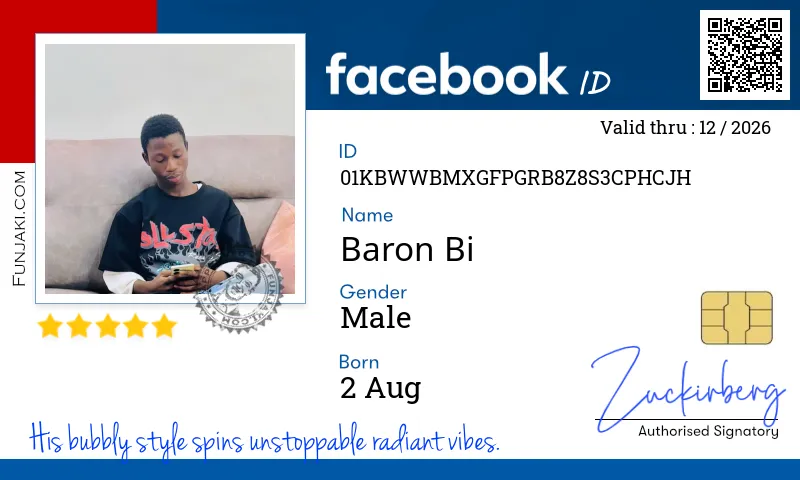 Facebook ID Card