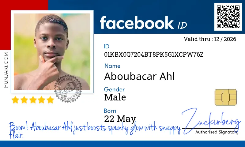 Facebook ID Card