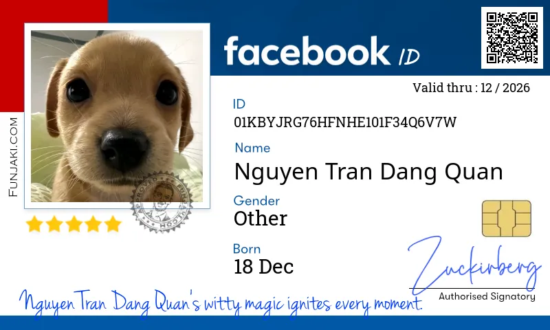 Facebook ID Card