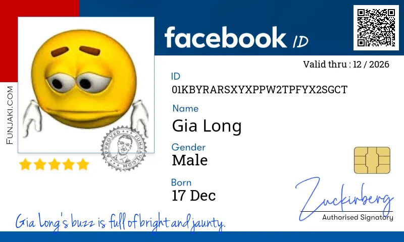 Facebook ID Card