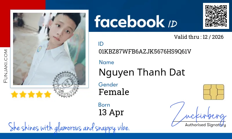 Facebook ID Card