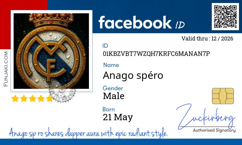 Facebook ID Card