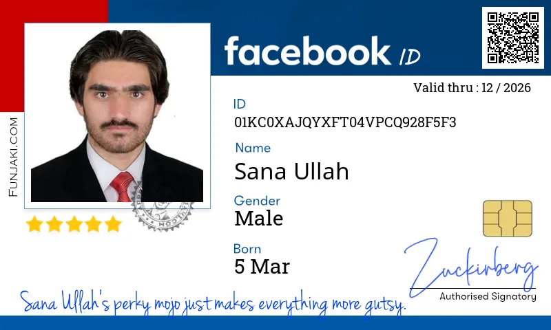 Facebook ID Card