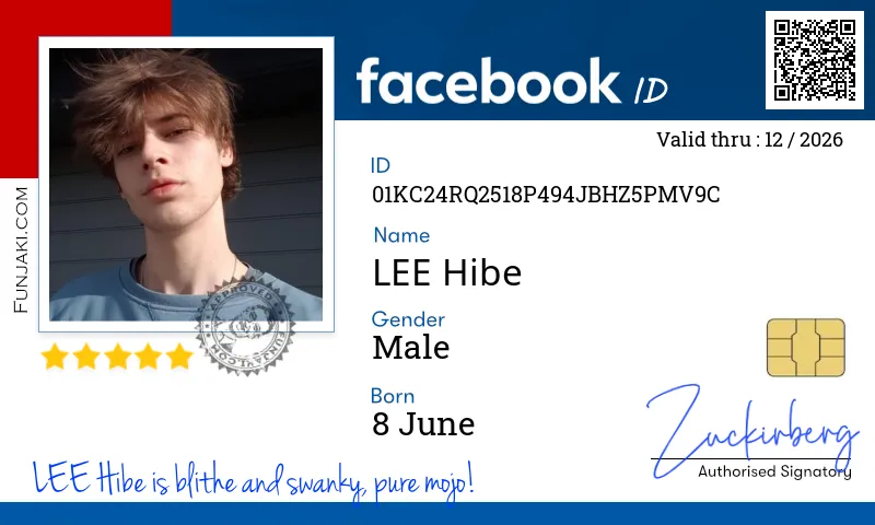 Facebook ID Card