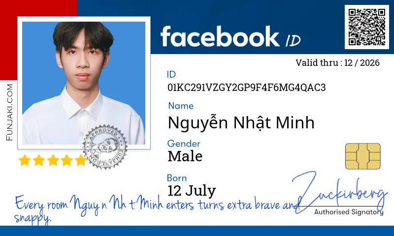 Facebook ID Card