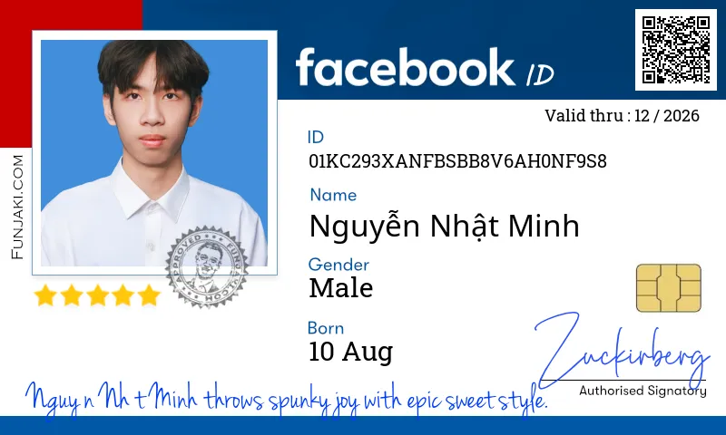 Facebook ID Card