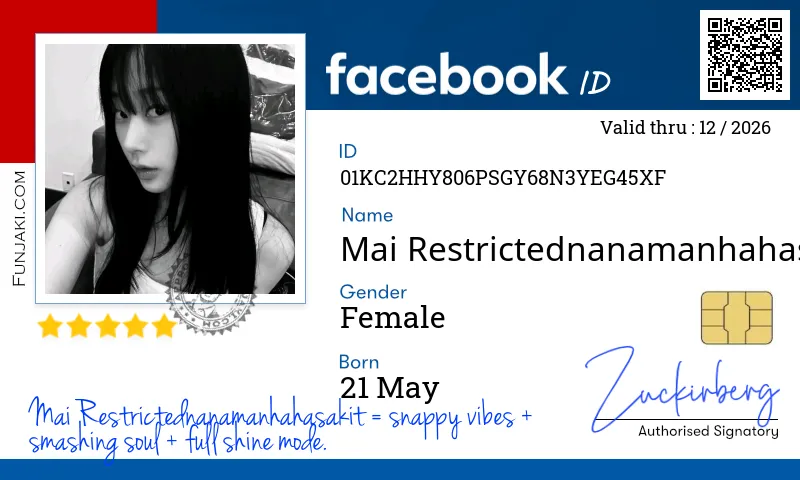 Facebook ID Card